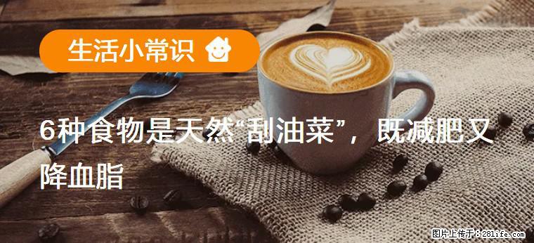 【生活小常识】6种食物是天然“刮油菜”,既减肥又降血脂 - 临沂生活资讯 - 临沂28生活网 linyi.28life.com